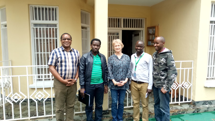 field visit cyangugu diocese tree nurseries meeting with sponsor ms alison 20180125 122935