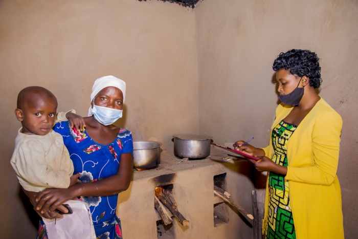 Positive Impact Of Our ICS In Rwanda: Such a clean kitchen is source of happiness in the family