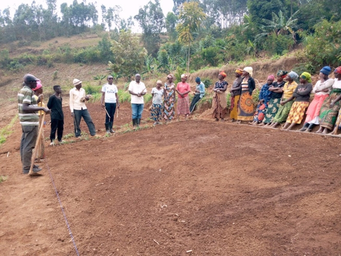 Training of farmers at Murangi Farm Training Center: 80% in practice