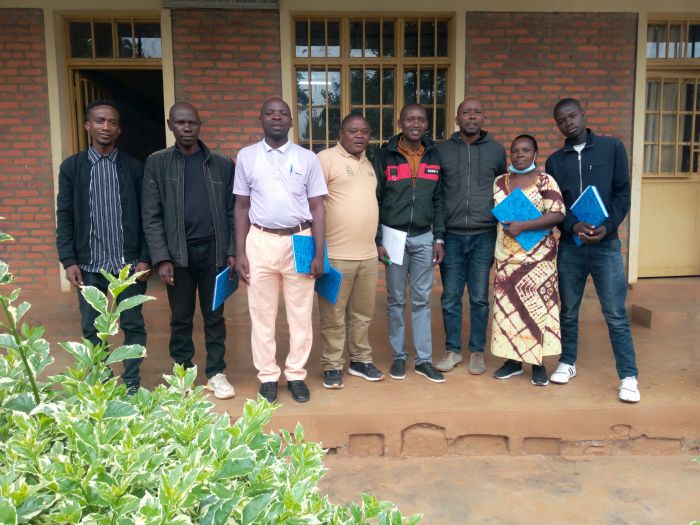 RDIS Team and field coordination in Rusizi